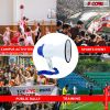 5 Core Megaphone Bullhorn Speaker 30W Bull Horn Battery Power Mini Cheer Megafono 800 Feet Range Loudspeaker w Siren Recording Ergonomic Handle for Co