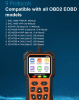 Engine Fault Meter OBD 2 Bluetooth 5.0 Read Code Card Battery Voltage Tester EVAP Test Automotive Diagnostic Worker Reader and Scan Tool OBD home (iOS