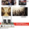5 Core 2 Channel Wireless Microphones w 2 Headset Portable Mini Mic Headset Microfono Inalambricos with Receiver - WM 301 HH